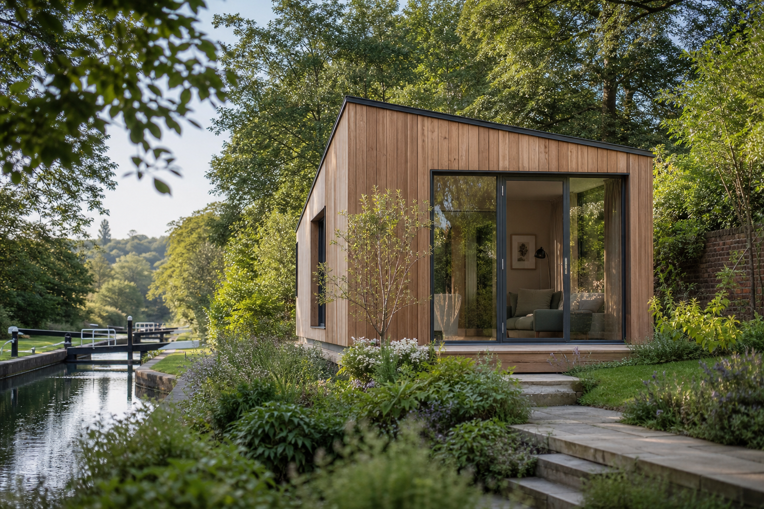 Family bespoke garden room in a Berkhamsted garden