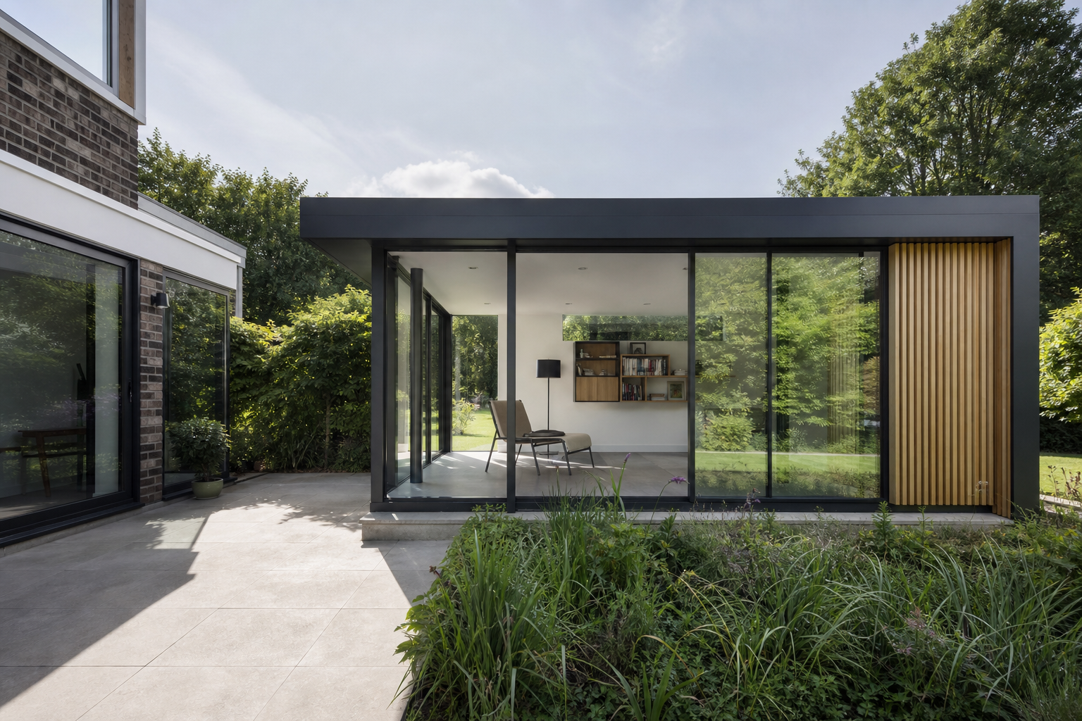 Bespoke garden annex in a Hatfield garden