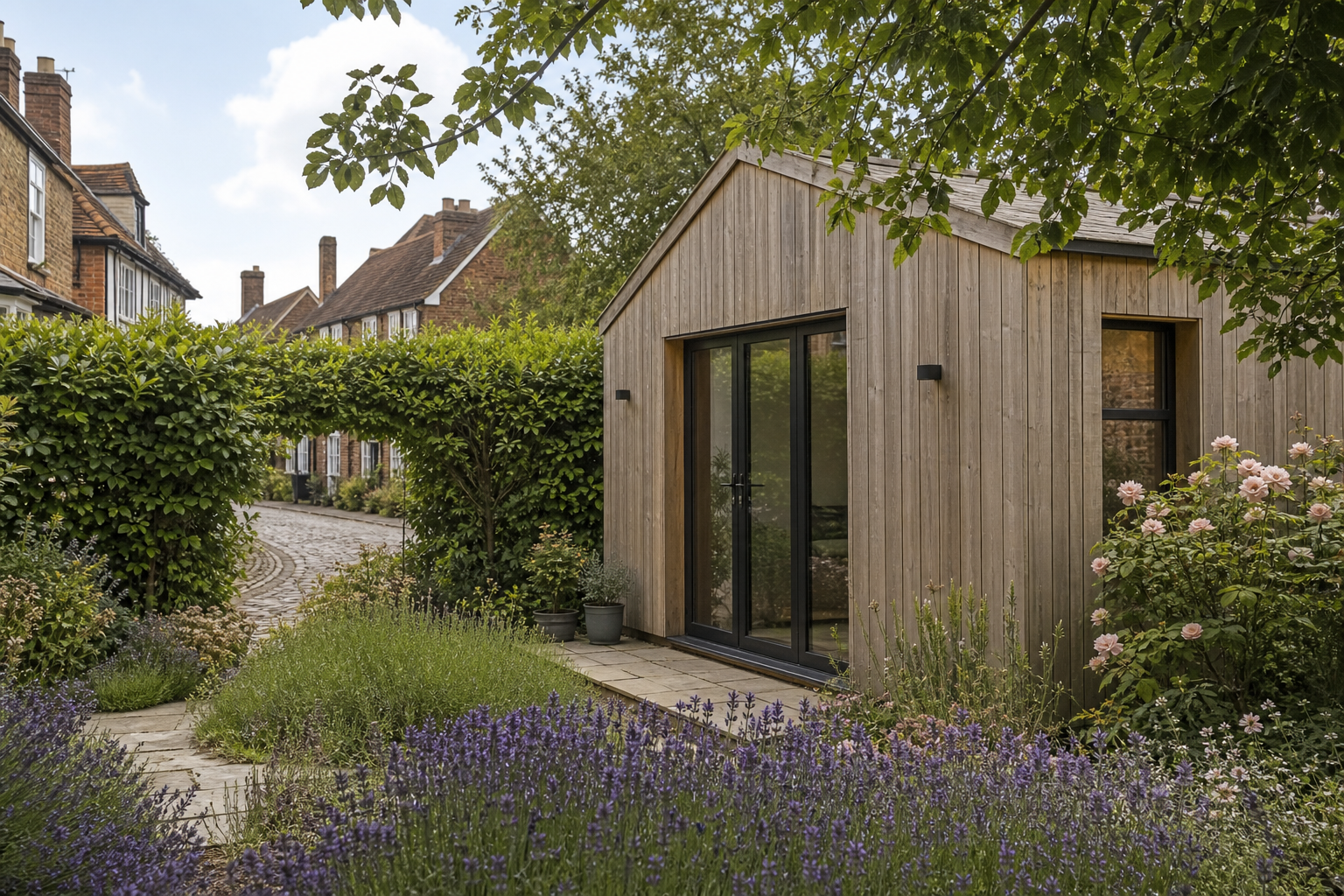 Bespoke garden studio in a Hitchin garden