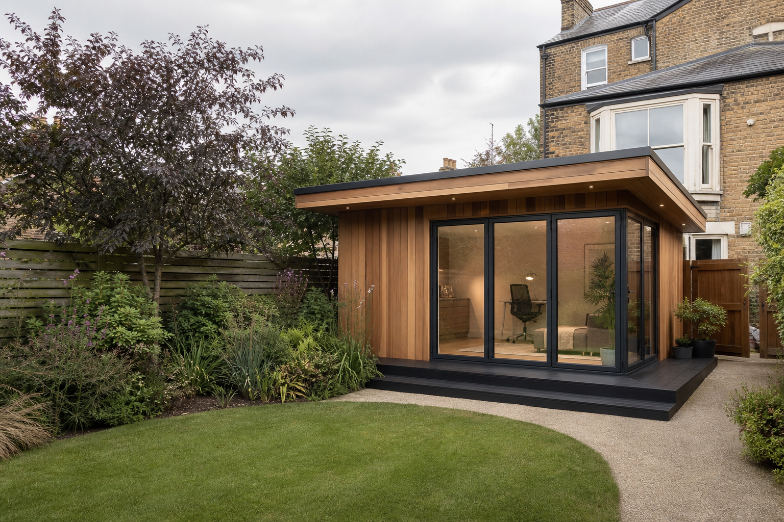 Bespoke garden room in a Hoddesdon garden