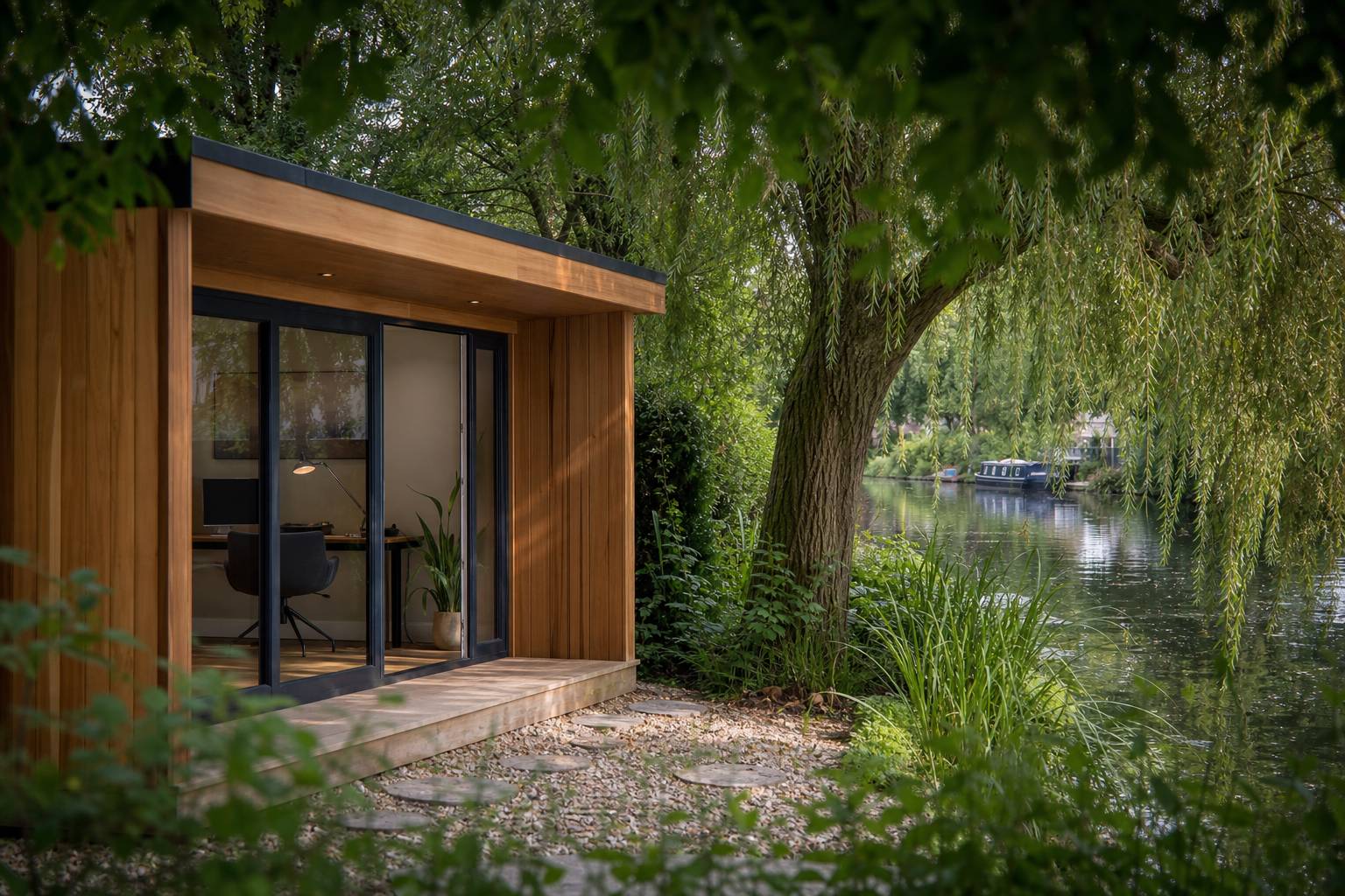 Bespoke garden studio in a Rickmansworth garden